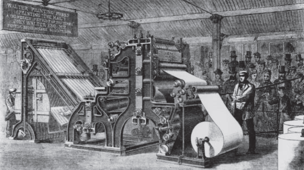 Une imprimerie au 19e siècle